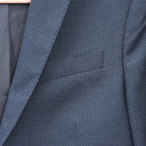 LY Adams Italy Navy Blazer Wool Size US 38 Italian 48 L’Exception - Picture 8 of 9